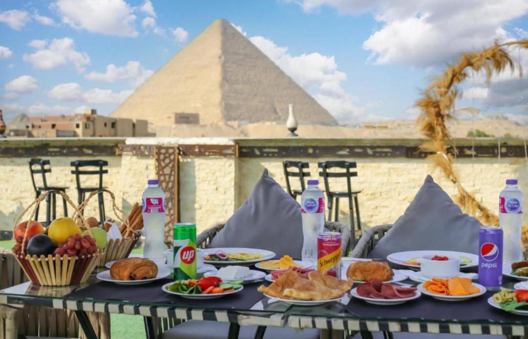 Thoth Pyramids Inn Kafrat al Jabal Exterior foto